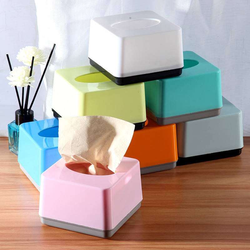 Commercial Printing & Packaging Pvt Ltd - Commerciële kwaliteit vierkante plastic tissuebox thuis