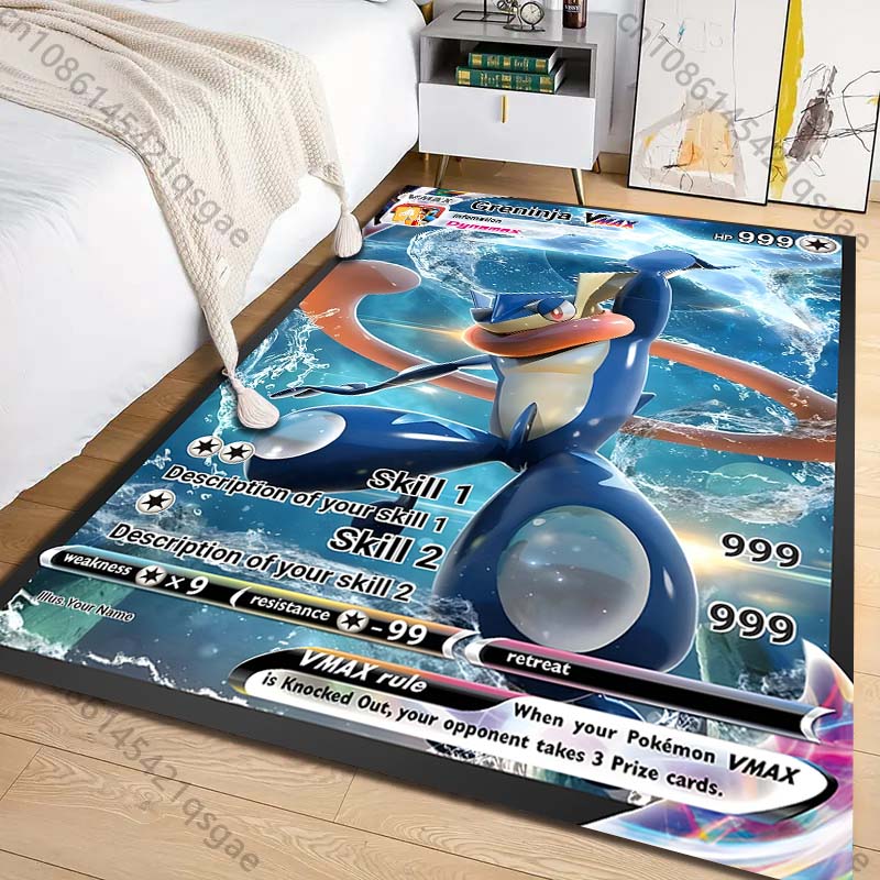 Commercial Printing & Packaging Pvt Ltd - 1PC Pokémon Greninja Kaarten Print Tapijt