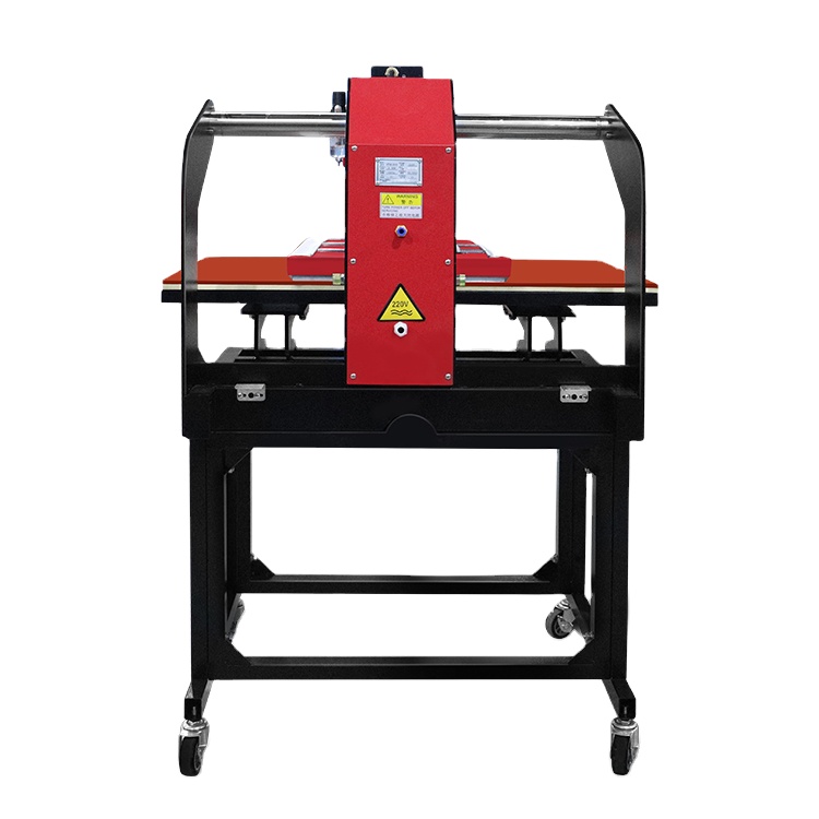 Commercial Shirt Printing - Intelligente dubbele werkstation pneumatische warmtepersmachine grote