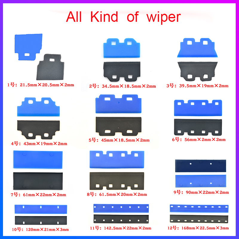 Print Head Cleaning Kit - JACA 5pcs Printer Plotter Rubber Wisser