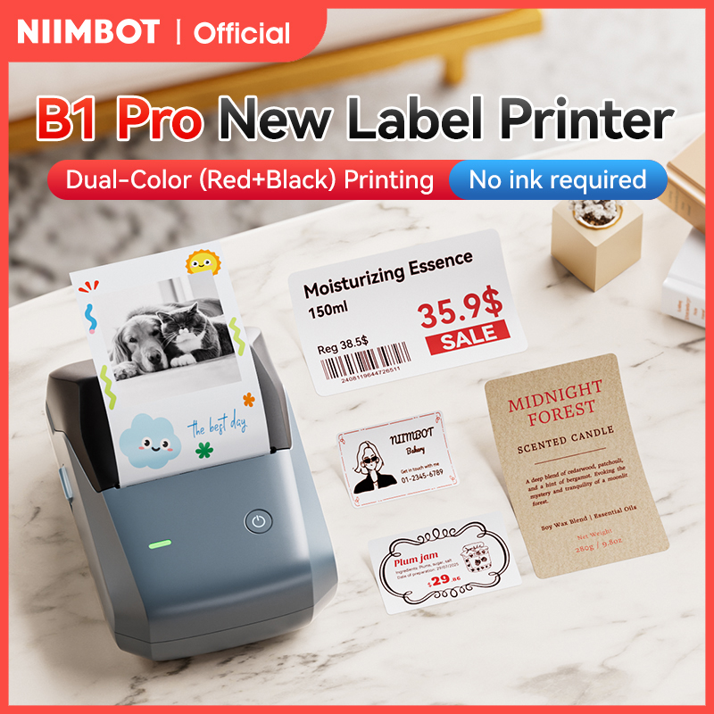 Commercial Printing Dpi - Niimbot B1 Pro Labelprinter 300 DPI