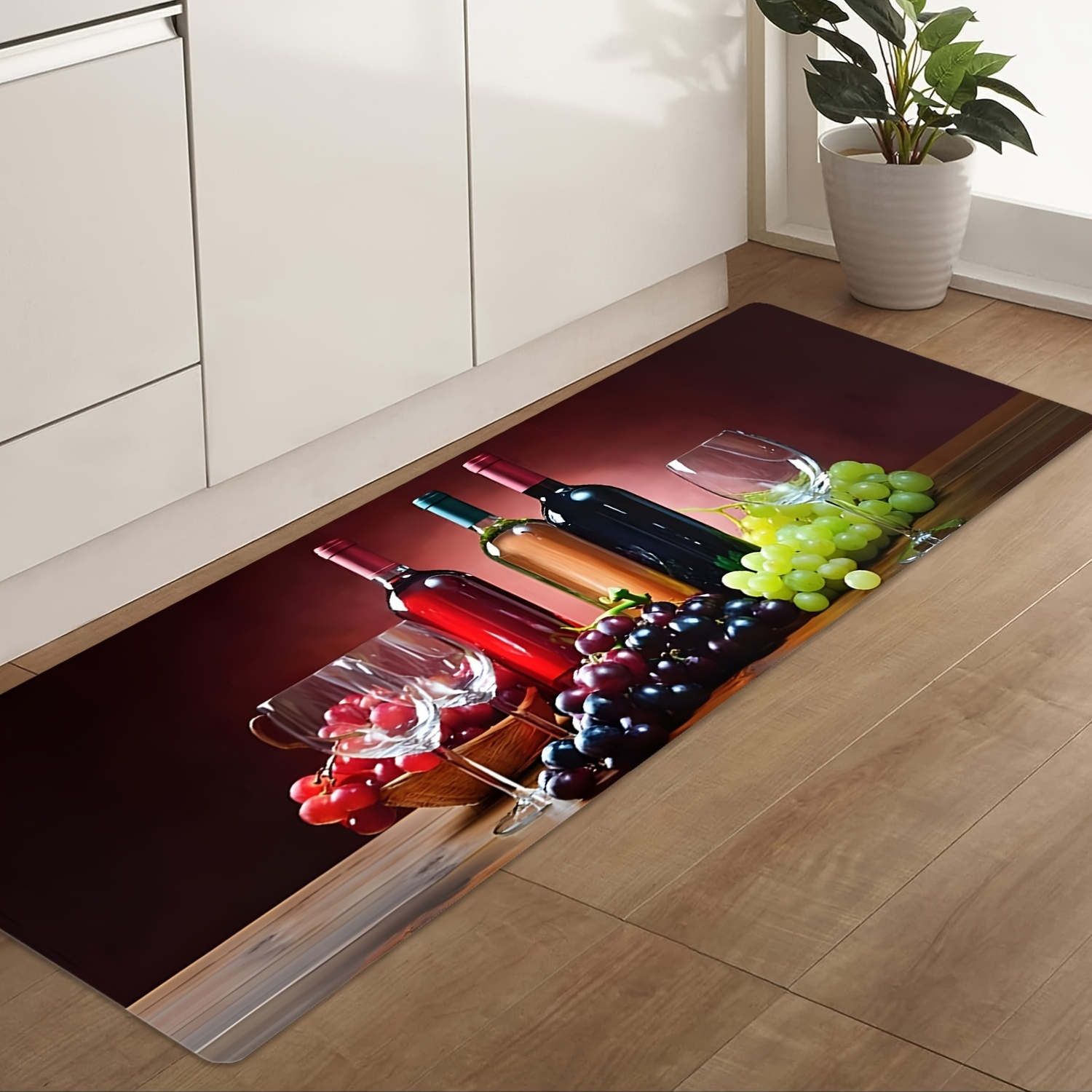 Wijn-druivenprint lang loperkl - Commercial Printing Supplies recensie en prijs