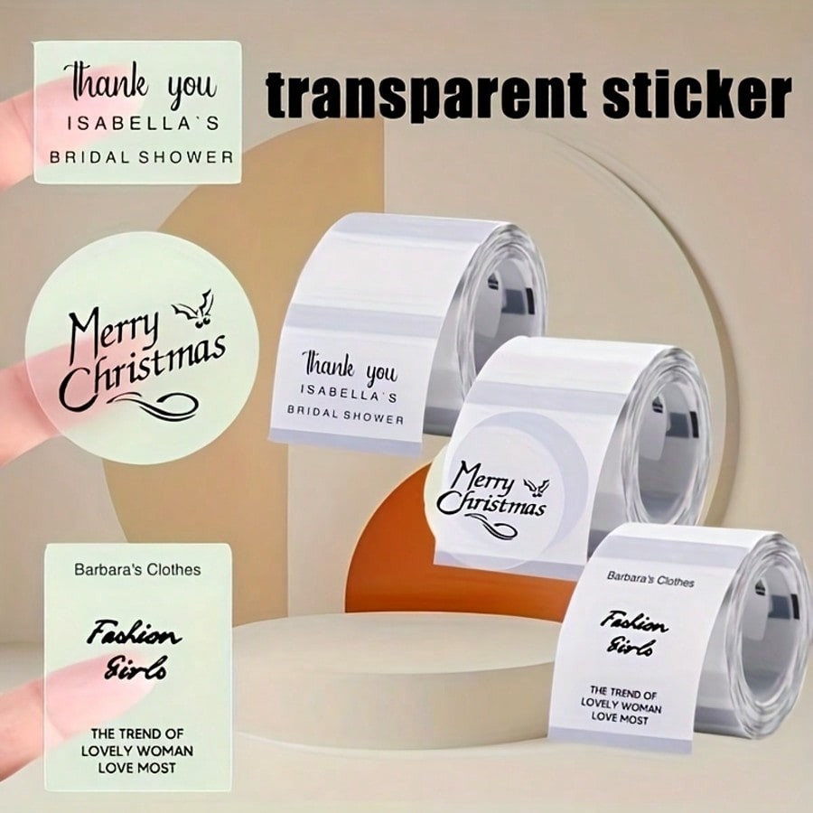 Transparante thermische prints - Commercial Label Printing Machine recensie en prijs