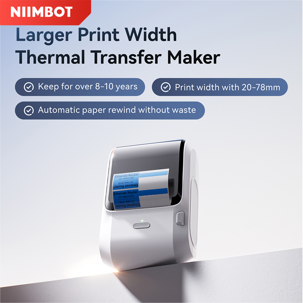 Niimbot M3 thermische overdrac - Commercial Printing Dpi recensie en prijs