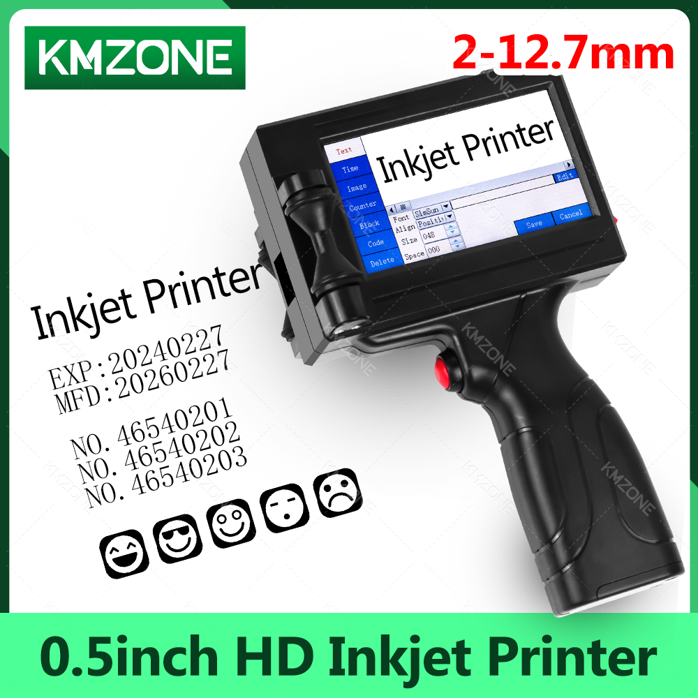12,7 mm draagbare inkjetprinte - Commercial Printing Dpi recensie en prijs