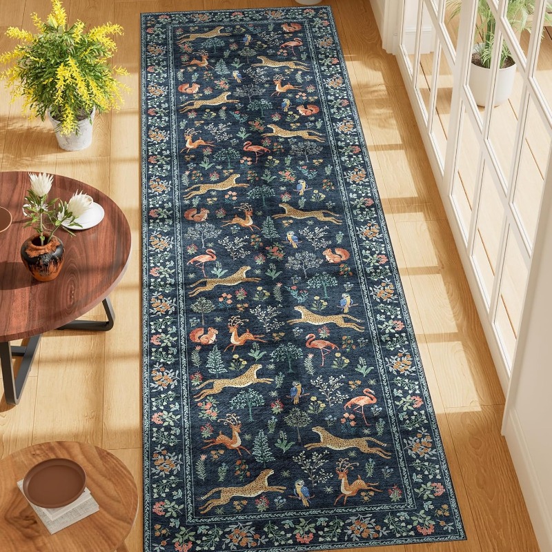 Boho Forest Animal Runner Rug  - Commercial Printing Machine recensie en prijs