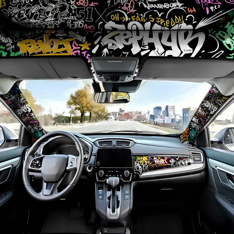 Graffiti Patroon Auto-interieu - Embroidery Digitizing Software recensie en prijs